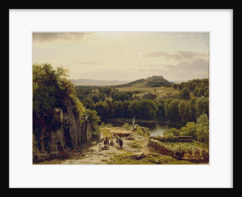 Landscape in the Harz Mountains, 1854 by Thomas Worthington Whittredge