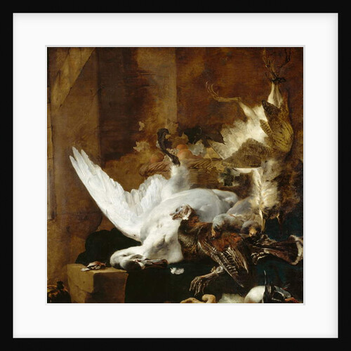 Still life with a dead swan, c.1651 by Jan Baptist Weenix