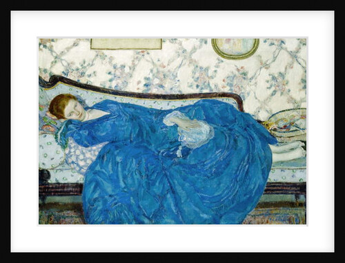 The Blue Gown, 1917 by Frederick Carl Frieseke