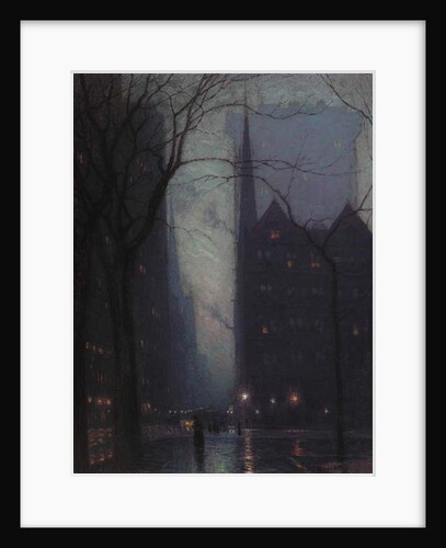 Fifth Avenue at Twilight, c.1910 by Lowell Birge Harrison
