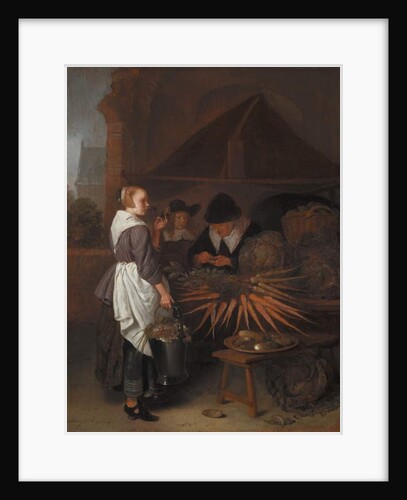 The Vegetable Stall, 1665 by Quiringh Gerritsz. van Brekelenkam
