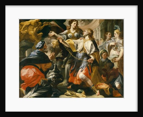 Solomon Worshiping the Pagan Gods, c.1695/1700 by Domenico Antonio Vaccaro