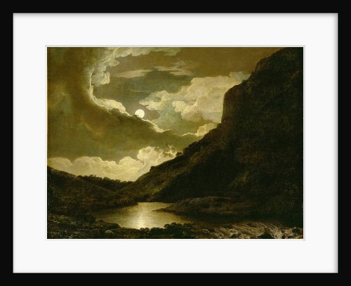 Matlock Tor by Moonlight, c.1778 by Joseph Wright of Derby