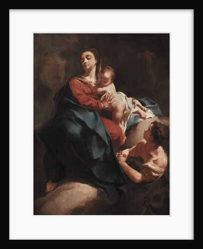 Madonna and Child with an Adoring Figure, between 1715 and 1718 by Giovanni Battista Piazzetta