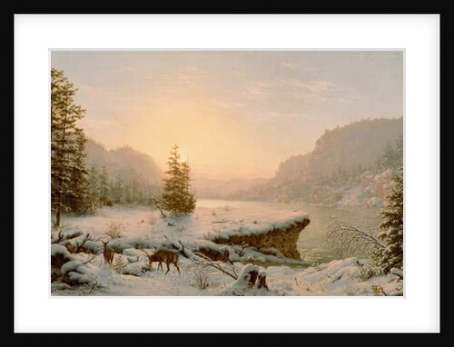 Winter Landscape, 1878 by Mortimer L. Smith