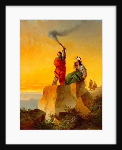 Indian Telegraph, 1860 by John Mix Stanley