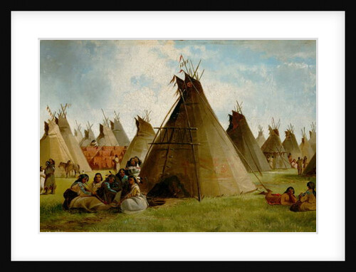 Prairie Indian Encampment, c.1870 by John Mix Stanley