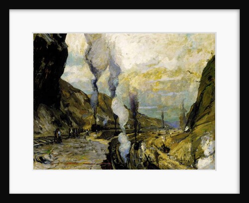 Culebra Cut, 1913 by Jonas Lie