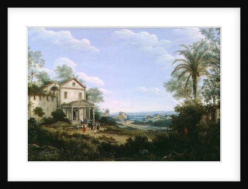 View of the Jesuit Church at Olinda, Brazil, 1665 by Frans Jansz Post