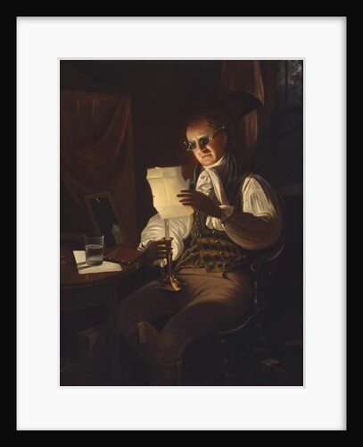 Man Reading by Candlelight, 1805-08 by Rembrandt Peale
