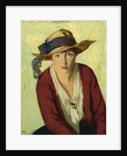 The Beach Hat, 1914 by Robert Cozad Henri