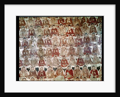 A Multitude of Seated Buddhas by Indian School