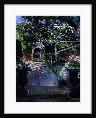 The Rose Trellis, Bedfield, 1996 by Timothy Easton