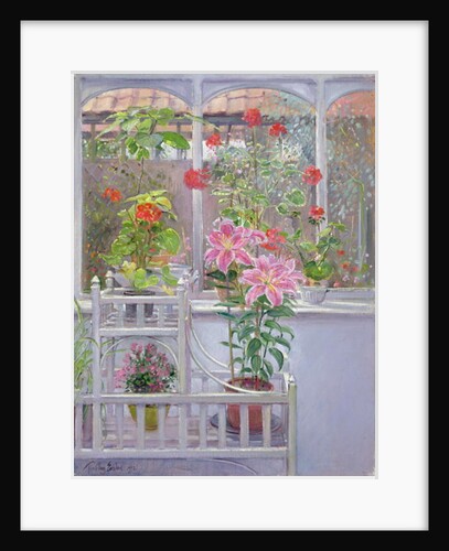 Through the Conservatory Window, 1992 by Timothy Easton