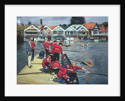 Towards the Boathouses, Henley, 1997 by Timothy Easton