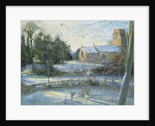 The Frozen Moat, Bedfield by Timothy Easton