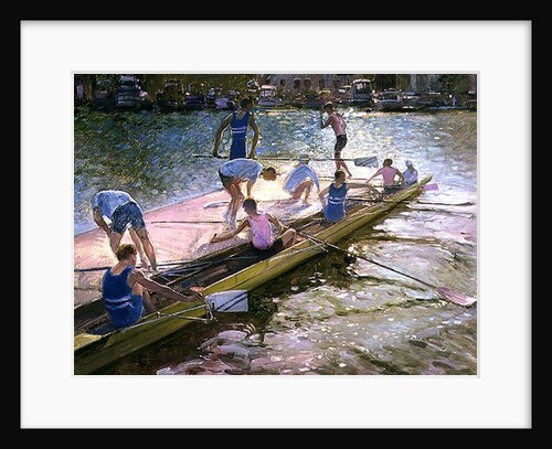 At the Raft, Henley, 1993 by Timothy Easton