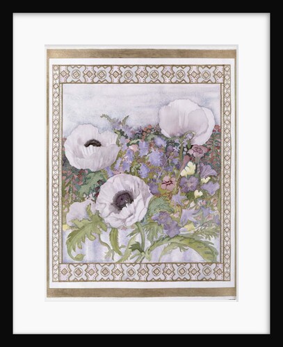 Salcombe Poppies by Lillian Delevoryas