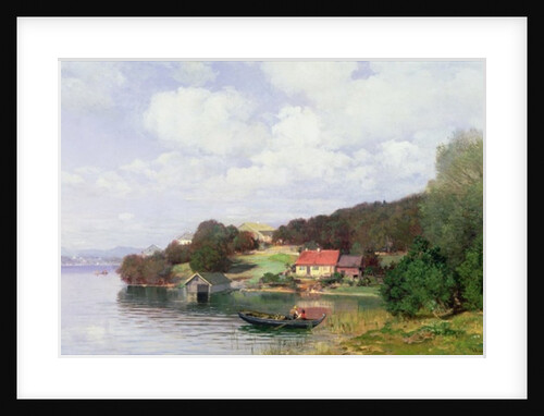 Boating on a Lake, 1891 by Anders Andersen-Lundby