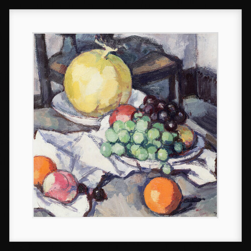 Still Life with Melons and Grapes by Samuel John Peploe