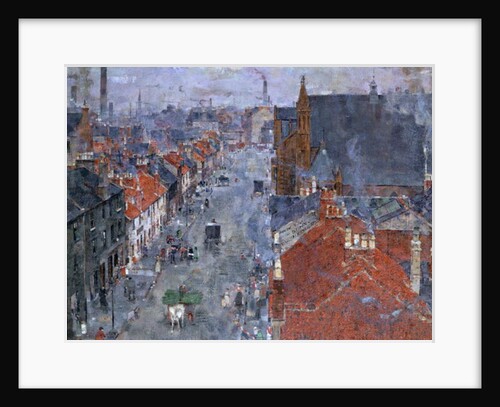 Muslin Street, Bridgeton, Glasgow by John Quinton Pringle