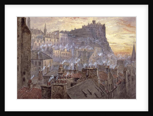 Edinburgh Castle from George IV Bridge by Jane Stewart Smith