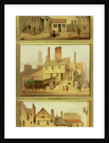 Foot of Leith Wynd, Cowgate Port and Foot of Candle Maker Row by Scottish School