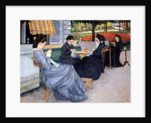 Ladies Sewing, 1848 by Gustave Caillebotte