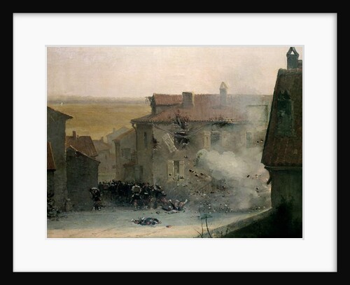 A War-torn Village by Jean-Baptiste Edouard Detaille