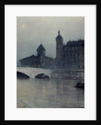 The Seine and the Conciergerie by Rene Billotte