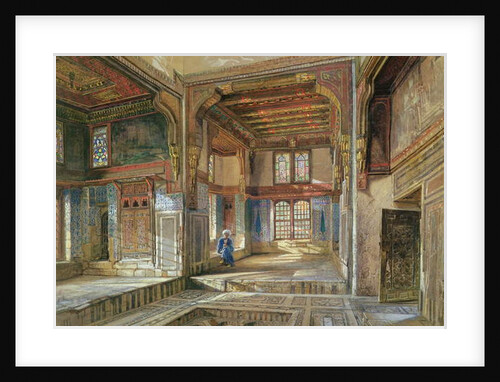 The House of Moufti Sheikh el Mahadi, Cairo, 1873 by Frank Dillon