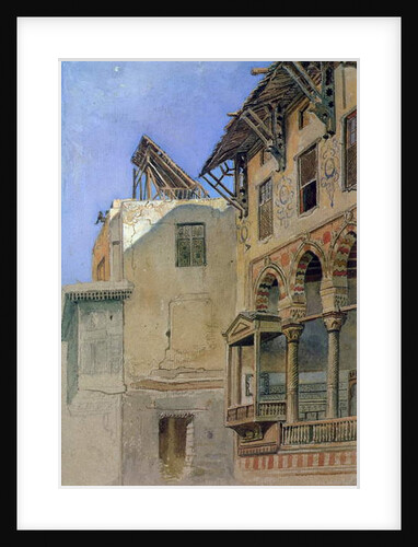 House of Memlook Radnau Bey, Cairo, 1870 by Frank Dillon