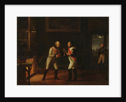 Meeting of Napoleon Bonaparte and Archduke Charles of Austria at Stammersdorf, 17th December 1808 by Marie Nicolas Ponce-Camus