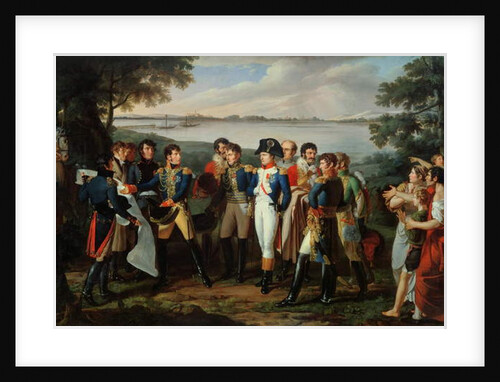 Napoleon Orders the River Danube to be Bridged at Ebersdorf in order to Reach the Island of Lobau on 19th May 1809 by Lodovico Venuti