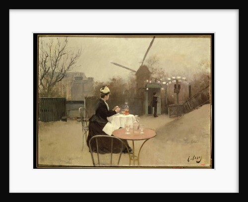 Eating Al Fresco by Ramon Casas i Carbo