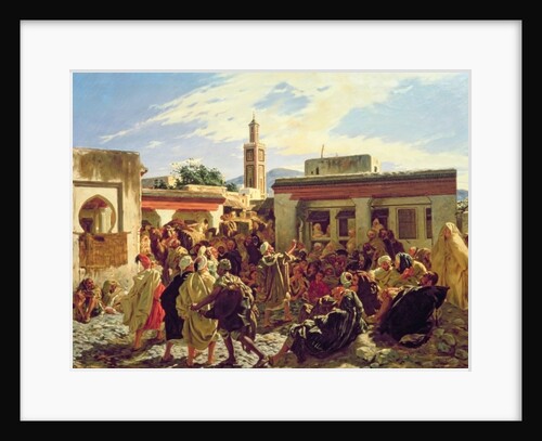 The Moroccan Storyteller, 1877 by Alfred Dehodencq