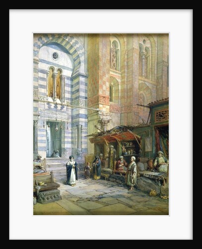 The Maristan or Mosque-Hospital of Kalaun, Cairo, 1882 by William 'Crimea' Simpson