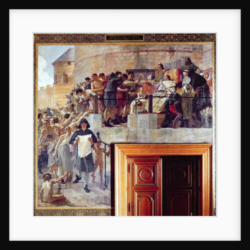 Louis Le Gros Granting the First Parisians their First Charter by Jean Paul Laurens