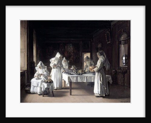 Lunchtime at the Hospice at Beaune by Joseph Bail