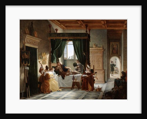 The Convalesence of Bayard, 1816-17 by Pierre Henri Revoil