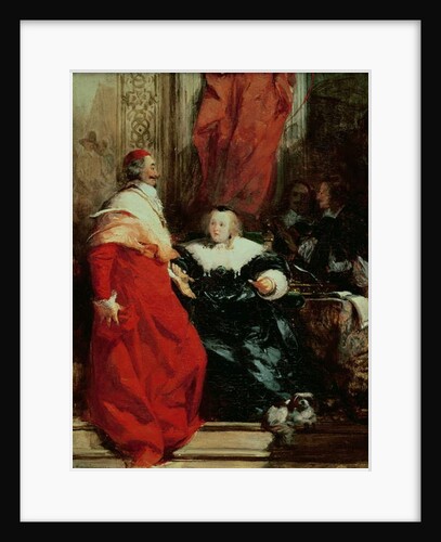 Anne of Austria with Cardinal Mazarin by Richard Parkes Bonington