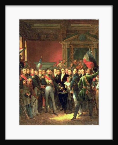 The Reading of the Declaration of Deputies, 1830 by Francois Pascal Simon Baron Gerard