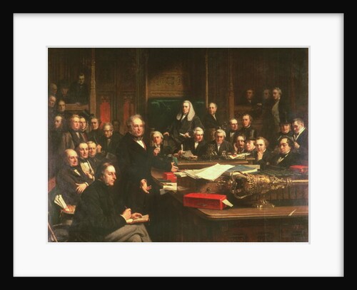 Lord Palmerston Addressing the House of Commons During the Debates on the Treaty of France in February 1860, 1863 by John Phillip
