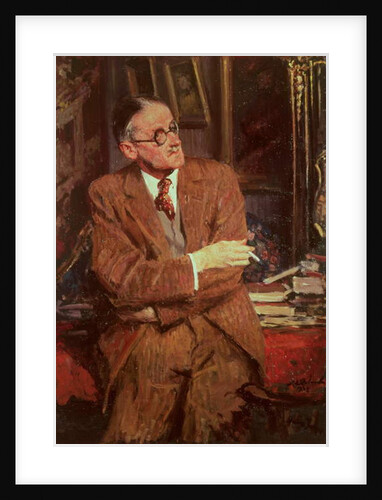 Portrait of James Joyce, 1935 by Jacques-Emile Blanche