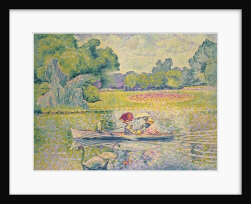 The Promenade in the Bois de Boulogne, c.1906 by Henri-Edmond Cross