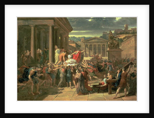 The Death of Caesar by Guillaume Lethiere