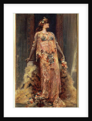 Sarah Bernhardt in the role of Cleopatra by Georges Clairin