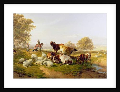 An Evening Repose by Thomas Sidney Cooper