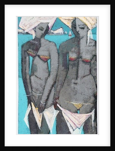 On the beach by Endre Roder