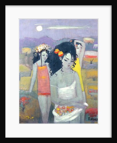 Gathering Flowers, 1995 by Endre Roder